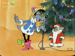 Волк и заяц встречают Новый год в мультфильме 
